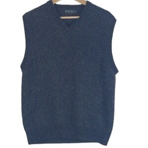 BLARNEY WOOLEN‎ MILLS 100% LAMBSWOOL GRAY MEN'S KNIT VEST SIZE XL